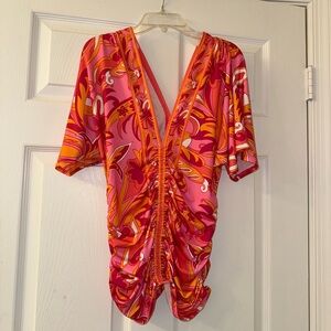 Orange and Pink Boston Proper Top!